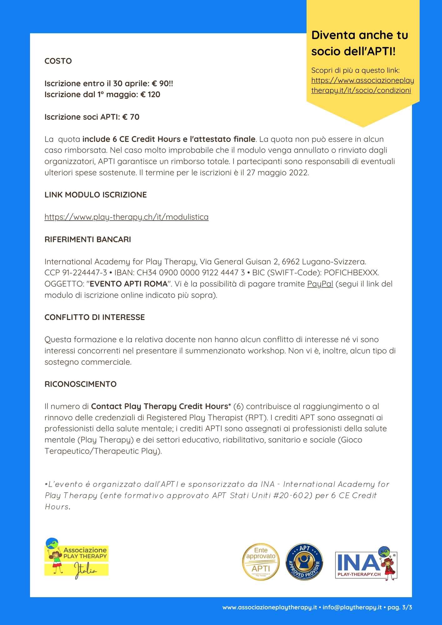 sue bratton presenta un workshop sulla play therapy a roma